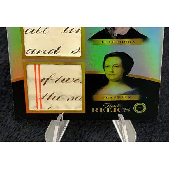 Authentic First Lady Lincoln, Franklin and Jefferson Handwriting Relics History - Picture 4 of 6